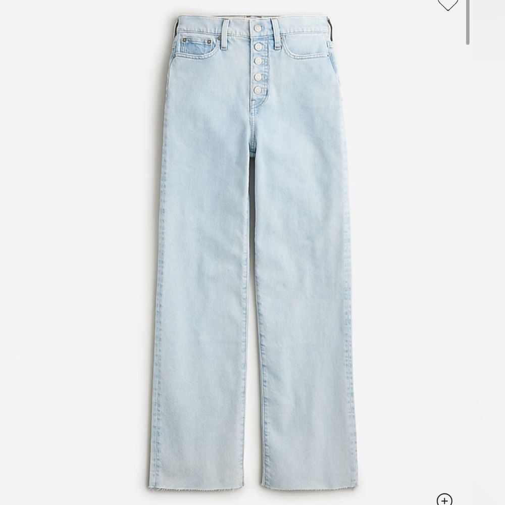 J. Crew Women’s Full-length Slim Wide-leg Jean in Doriel Wash Size 30 NWT #BZ751